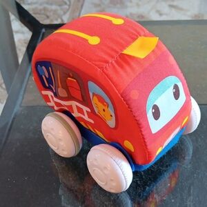 TODDLER'S FABRIC PULL BACK TRUCK
